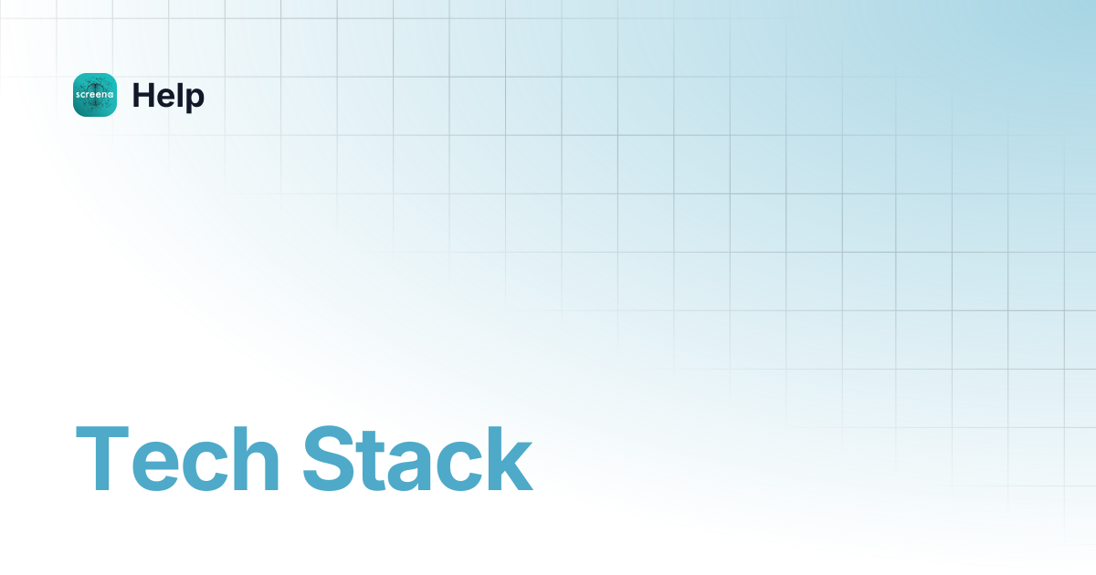Tech Stack | Help